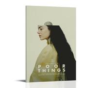 GHYFRD Poor Things Poster Decorative Painting Canvas Mural Is Bright And Beautiful, Suitable for Office Bedroom Decorative Painting to Create The Right AtmosphereFrame-style20x30inch(50x75cm)