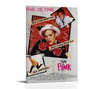 GHYFRD Pretty in Pink Poster Decorative Painting Canvas Mural Is Bright And Beautiful, Suitable for Office Bedroom Decorative Painting to Create The Right AtmosphereFrame-style16x24inch(40x60cm)