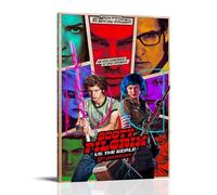 GHYFRD Scott Pilgrim Vs Poster Decorative Painting Canvas Mural Is Bright And Beautiful, Suitable for Office Bedroom Decorative Painting to Create The Right AtmosphereFrame-style12x18inch(30x45cm)
