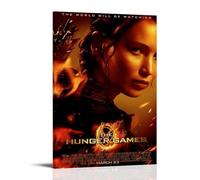 GHYFRD The Hunger Games Poster Decorative Painting Canvas Mural Is Bright And Beautiful, Suitable for Office Bedroom Decorative Painting to Create The Right AtmosphereFrame-style20x30inch(50x75cm)