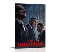 GHYFRD The Irishman Poster Decorative Painting Canvas Mural Is Bright And Beautiful, Suitable for Office Bedroom Decorative Painting to Create The Right AtmosphereFrame-style12x18inch(30x45cm)
