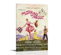 GHYFRD The Sound of Music Poster Decorative Painting Canvas Mural Is Bright And Beautiful, Suitable for Office Bedroom Decorative Painting to Create The Right AtmosphereFrame-style16x24inch(40x60cm)