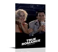 GHYFRD True Romance Poster Decorative Painting Canvas Mural Is Bright And Beautiful, Suitable for Office Bedroom Decorative Painting to Create The Right AtmosphereFrame-style20x30inch(50x75cm)
