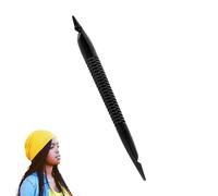 GHYJHS Double Ended Dreadlock Retightening Tool Professional Dread Needle Dreadlock Crochet Hook for Hair Braid Craft(Black)