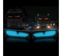 GHYJPAJK Devil Eyes Light for Cars,Programmable Flex Car LED Display,DIY Text Pattern Dynamic LED Smart Colorful Eye Lamp Soft Screen with APP Control for Car Trucks Windows(12 * 60cm)