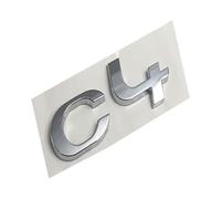 GHYRGBEE Car Emblem for Citroen C4/C4 Grand Picasso, Badge Emblem Logo Letters Car Side Hood Trunk Exterior Front Bonnet grille Body Rear Trunk Emblem