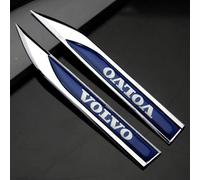 GHYRGBEE Car Emblem for Volvo XC60 S40 S60 S90 XC40, Badge Emblem Logo Letters Car Side Hood Trunk Exterior Front Bonnet grille Body Rear Trunk Emblem