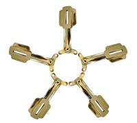 GHYTRIGEN 5 Pcs 52’’Ceiling Fan Blades Arms Replacement,Ceiling Fan Blades Arms Replacement Parts Mounting Bracket Kit for Replacing The Worn Fan Blades,Keep The Balance and Good Performance