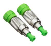 GHZHANG 10pcs FC/A male female attenuator 0db 3dB 10dB 12dB 15dB 20db 7dB FM fixed attenuator flange optical adapter 5dB(FC A 20db)