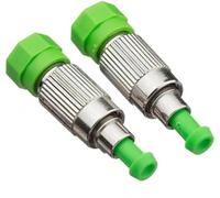 GHZHANG 10pcs FC/A male female attenuator 0db 3dB 10dB 12dB 15dB 20db 7dB FM fixed attenuator flange optical adapter 5dB(FC A 0db)