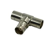 GHZHANG 10PCS Q9 3-way video monitoring signal conversion head BNC bus 3-way camera 3-way one-to-two video head T-type connector