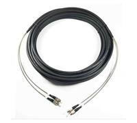 GHZHANG 1m3m5m10m15m20m30m OM4 patch cord 7.0mm 2C CPRI LC SC FC outdoor DVI waterproof FTTH jumper optical fiber armored cable 2 core(1m 5pcs,FC-FC)