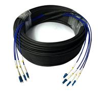 GHZHANG 200meters LC Armored Optical Cable,Single-mode,2C,4-core,6-core,8-core,12-core,Outdoor,Hard Not Soft Fiber Optic Cable(6-core 6LC-6LC)