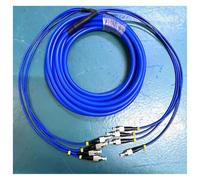 GHZHANG 4 Cores Fiber Patchcord Armored 1m 2m 30mm 5m 10m 15m 20m 25m 30m 4C LC SC FC ST A SM Jumper Optical Fiber Extender Outdoor(30m 1pc SC-SC)