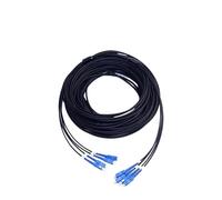 GHZHANG 4 cores fiber patchcord armored 350m 400m 450m 500m LSZH 4C LC SC FC ST jumper optical fiber extender outdoor(LSZH 400m SCA-SC)