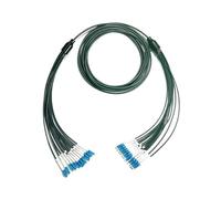 GHZHANG 60-120M TPU field single-mode 8-core armored patchcord 8C LC SC-FC-ST outdoor LSZH 5mm flexible optical fiber jumper tensile(120m TPU LC-LC)