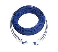 GHZHANG 80m 90m 100m 120m 150m 4 cores fiber patchcord armored singlemode 4C LC SC FC ST A SM PVC jumper optical fiber extender outdoor(100m LC-LC)