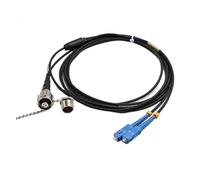 GHZHANG Armored jumper 2 cores ODC-LC SC FC 5.0mm TPU singlemode 1-50m outdoor 30m 20m 10m SM 2C female male patchcord 2 fibers(40m,ODC square-FC)