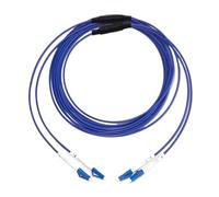 GHZHANG Armored Optical Fiber Patchcord 2 Cores 250m 2C SM MM OM1 OM2 OM3 Indoor Outdoor LC SC FC ST LSZH TPU FTTH Jumper 2 Core 250mtr(SCA-SCA,2C blue SM)