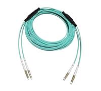 GHZHANG Armored Optical Fiber Patchcord 2 Cores 250m 2C SM MM OM1 OM2 OM3 Indoor Outdoor LC SC FC ST LSZH TPU FTTH Jumper 2 Core 250mtr(SCA-SCA,2C aqua OM3)