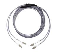 GHZHANG Armored Optical Fiber Patchcord 2 Cores 250m 2C SM MM OM1 OM2 OM3 Indoor Outdoor LC SC FC ST LSZH TPU FTTH Jumper 2 Core 250mtr(SCA-SCA,2C gray OM1)
