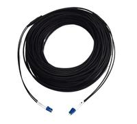 GHZHANG Armored Optical Fiber Patchcord 2 Cores 250m 2C SM MM OM1 OM2 OM3 Indoor Outdoor LC SC FC ST LSZH TPU FTTH Jumper 2 Core 250mtr(SCA-SCA,2C black SM TPU)
