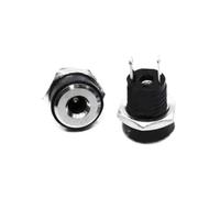 GHZHANG DC-022b DC power socket 2-pin welding wire with nut 5.5 * 2.1/2.5 3.5 * 1.3 all copper(100pcs 3.5x1.3mm)