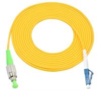 GHZHANG LC/A-LC/A Optical Fiber Jumper 1-100m Patch Cord Simplex Square to Round Extension Cable FTTH Optic(LCA-LCA 25m)