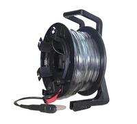 GHZHANG OM3 Outdoor Patchcord 100m 4/6/8 Cores TPU Armored PCD235 Reel 4C 6C 8C LC SC FC ST Multimode Waterproof Jumper 8 Fiber 6core(100m 6C ST-ST)
