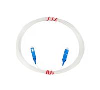 GHZHANG Optical fiber jumper Transparent invisible SC-SC square head home finished optical fiber extension cable LC-LC indoor SX(25M,SC-SC Without disc)