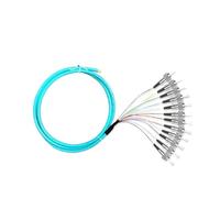 GHZHANG Optical fiber pigtails 12 colored SC OM3 / OM4 10 Gigabit multimode FC LC ST bundle pigtail(FC OM4)