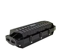 GHZHANG Optical fiber splicing joint box 4 in 4 out 72/48/96/144-core optical cable splicing package optical fiberbox rectangle(96 core)