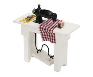 Ghzste 1:12 Miniature Sewing Machine, Premium Material Dollhouse Accessory Decor, Realistic Details, Film Props, Great Family and Friends, Enduring Model for Home Decoration
