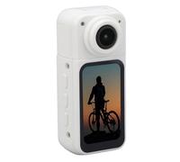 Ghzste 1080P Thumb Action Camera 170° Wide Angle 180° Rotatable Lens Magnetic POV Cam with 1.47 Inch HD Screen for Riding Skiing Travelling (Without Memory Card)