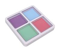 Ghzste 4 Colors Water Activated Face Body Paint Kit, Long Lasting Makeup, Suitable for Halloween, Christmas, Cosplay, parties 1.41oz (Type 2)