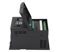 Ghzste 5kw Frequency Converter Single Phase Input to 3 Phase 0-240V Output Vector Inverter with RS485 Brake Unit, ABS Material, Digital Display for Emergency Brake