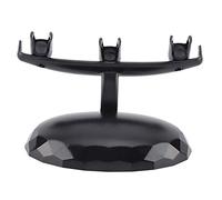 Ghzste Airbrush Gun Holder, Plastic Air Brush Stand Station Stand Holds Three Airbrush Pens Accessories for DIY Art Painting,Black