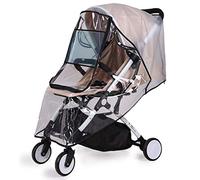 Ghzste Baby Stroller Rain Cover Universal Transparent Stroller Rain Cover Universal Water Proof Shield Baby Pushchair Pram (Assorted Color)