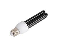 Ghzste Black Light Bulb 15W E27 UV Ultraviolet Fluorescent Blacklight Plant Growing Lamp CFL Light Bulb Nightclub Bar Lamp Light (E27 110V)