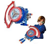 Ghzste Captain Shield Launcher Toy Gun, Avengers Captain Shield Sling Kids Roleplay,Avengers Roleplay Toy, Superhero Dress Up Costumes,Boy Role Play Toy, Blue
