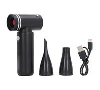 Ghzste Compact Cordless Dust Blower, Electric Blower with Nozzles for Cars Computers Keyboards Plants Pets, Powerful Turbofan for Home Outdoors, Easy to Carry, Overheat Prevention