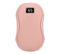Ghzste Electric Pocket Heater, Rechargeable Hand Warmer 6000mAh, Double Side Heating for Winter, with Storage Bag, Perfect for on the go Use (Pink)