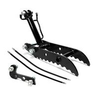 Ghzste Excavator Accessories, Excavator Hydraulic Thumb Clamp, Manganese Steel Attachment, for Professional Performance with Material, for Improved Adaptability