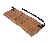 Ghzste Garden Adjustable Tool Bag MultiPocket Woodworking Tool Belt for Outdoor Garden (Brown)