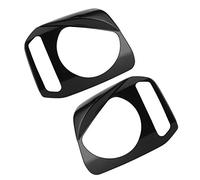 Ghzste Headlight Bezel Covers Black 2Pcs Car Front Headlight Cover Headlamp Trim Decor Fit for Jimny 2007-2017