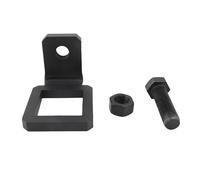 Ghzste Heavy Duty Hitch Stabilizer Clamp, Reduces Vibration, Fits 2.5in Receiver with Synthetic Steel Coating, for Ball Mounts, Bike Racks (Frosted Black)