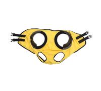 Ghzste Horse Blinder Elastic Polyester and PU Leather, Breathable Horse Blinder for Racing Goggles, Sand Proof, Designed for Equestrian Supplies (Yellow)