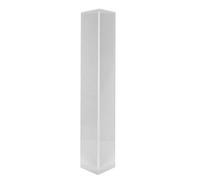 Ghzste K9 Optical Glass Triangular Prism 40x40x180mm, with Light Spectrum Teaching Tool for Science Experiments Photography Effects