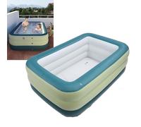 Ghzste Kids Swimming Pool Inflatable Pool for Kids and Adults PVC Thickened 3 Layer Above Ground Blow Up Swimming Pool for Summer Water Party Backyard Garden Lawn (3metre)