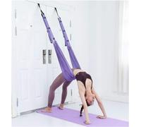 Ghzste Leg Stretcher Strap,Elastic Yoga Belt, Stretchable Stretch Band, Flexibility Trainer Backbend Assist for Dance Aerial Yoga Ballet Leg Stretching Exercise (Purple)